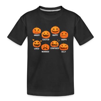 Halloween Pumpkin Party I Funny Halloween Pumpkins - Kids' Premium Organic T-Shirt - black - Front