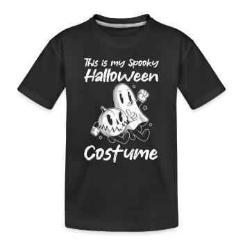 This Is My Spooky Halloween Costume - Halloween Gh - Kids' Premium Organic T-Shirt - black - Front