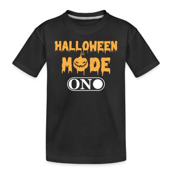 Halloween Party Halloween Mode On - Halloween Pump - Kids' Premium Organic T-Shirt - black - Front