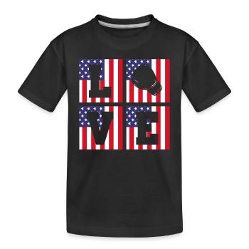 Boxing Martial Arts Boxing Fighter Kickboxing - Bo - Kids' Premium Organic T-Shirt - black - Front