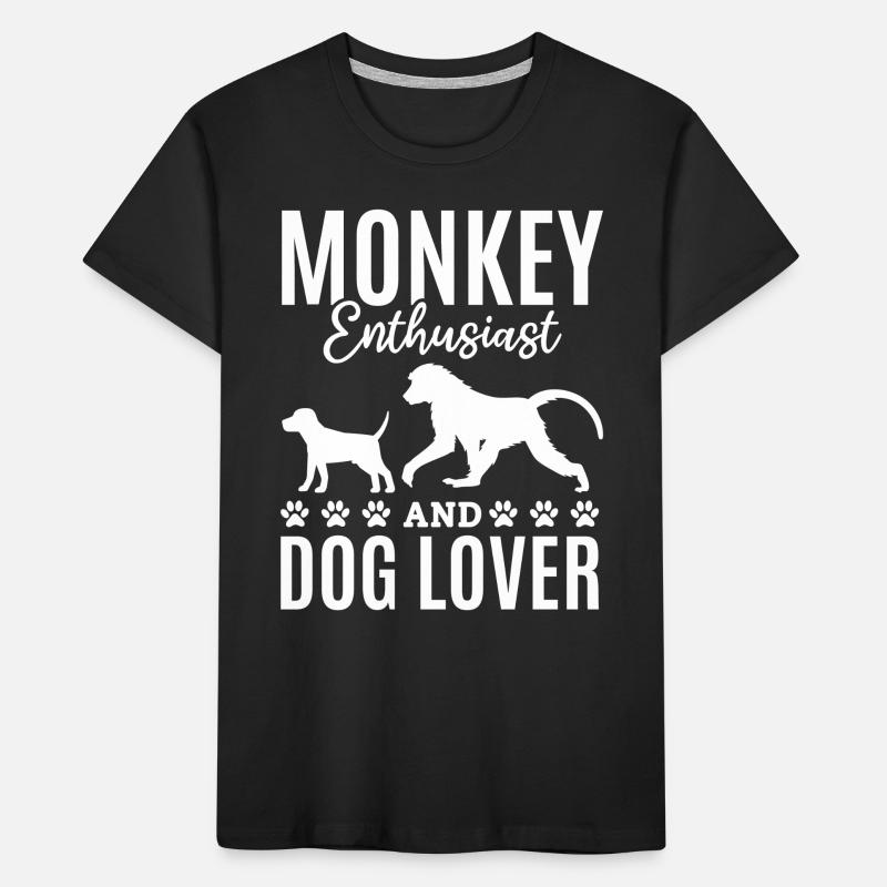 Orangutan Monkey Lover - Monkey Enthusiast And Dog Kids' Premium Organic T-Shirt