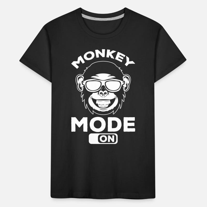 Monkey Mode On - Orangutan Monkey Funny Monkey T-shirt bio Premium Enfant