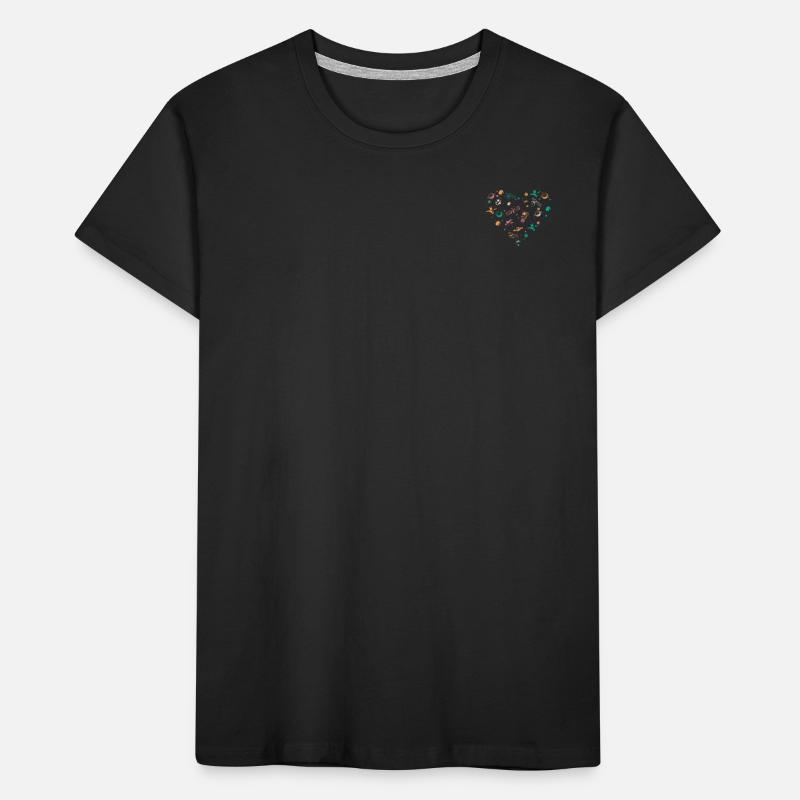 Plan d’astronomie des astronautes de voyage spatial T-shirt bio Premium Enfant