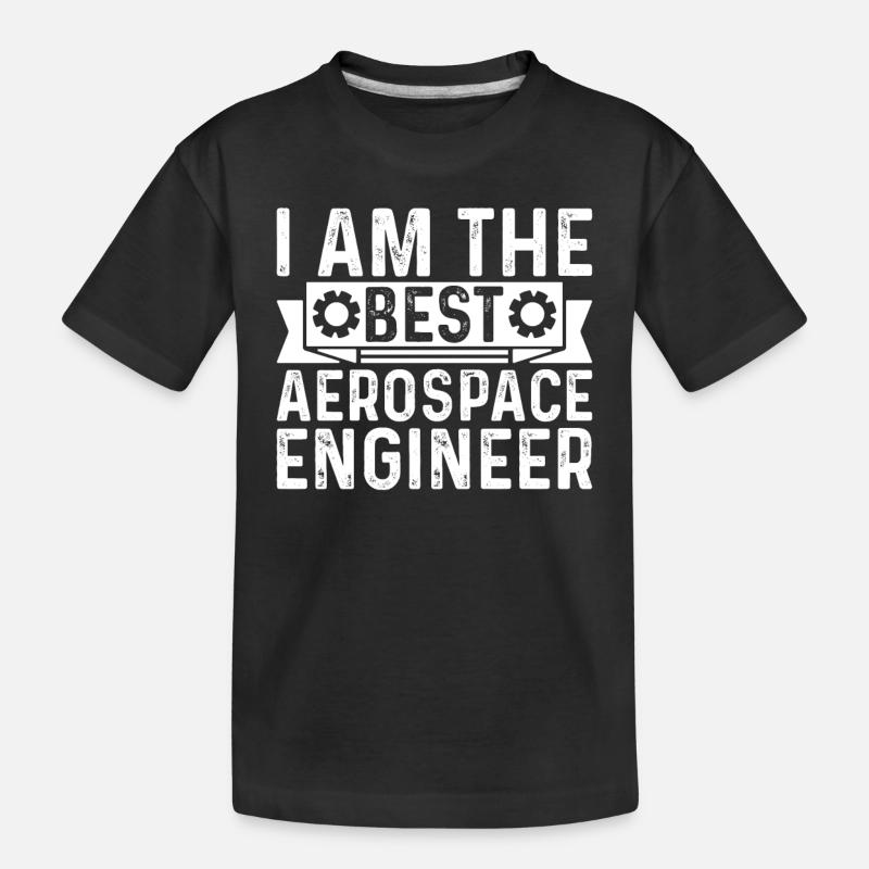 Génie aérospatial Vol spatial Engin aérospatial - T-shirt bio Premium Enfant - noir