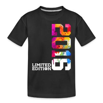 10TH ANNIVERSARY LIMITED EDITION 2016 - Kids' Premium Organic T-Shirt - black - Front