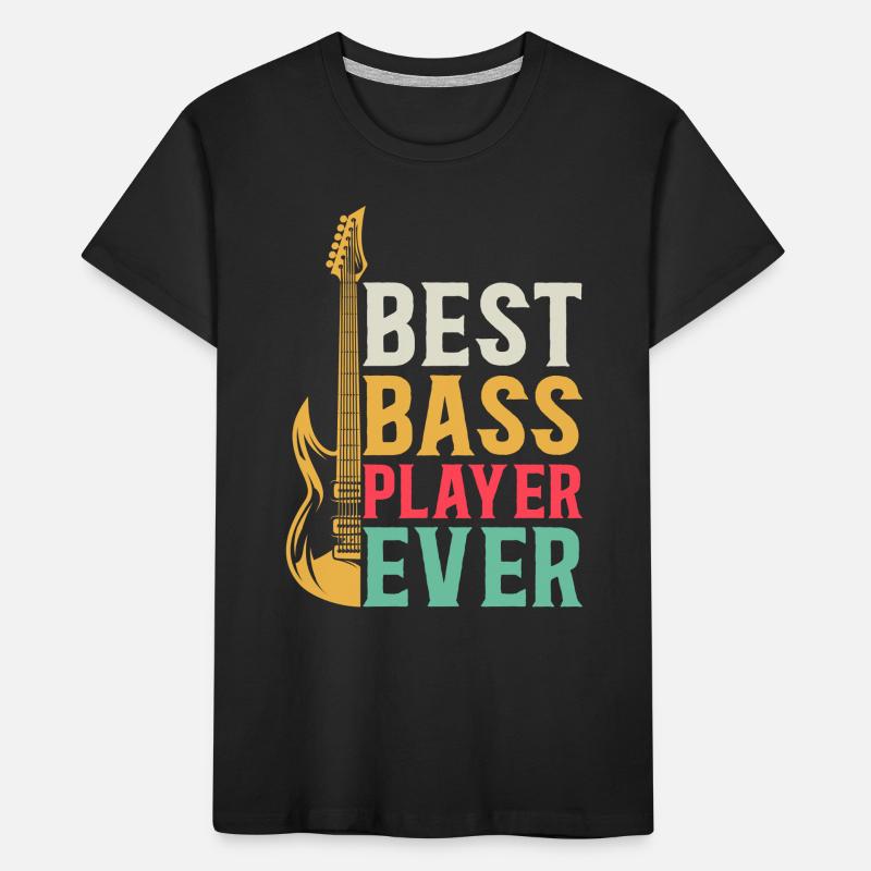 Guitariste Basse Guitariste Basse - Meilleur jeu de basse T-shirt bio Premium Enfant