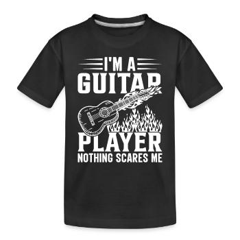 Music Guitarist - I'm A Guitar Player Nothing Scar - Kinder Premium Bio T-Shirt - Schwarz - Vorne