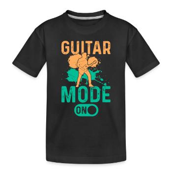 Weekend Mode On - Guitare basse Guitare basse - T-shirt bio Premium Enfant - noir - Devant