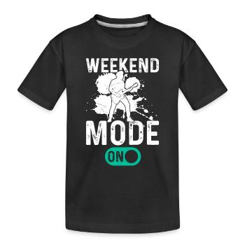Bass Guitarist Bass Guitar Player - Weekend Mode O - Kinder Premium Bio T-Shirt - Schwarz - Vorne
