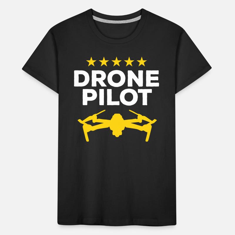 Drone Pilot Multicopter Drones - Funny Drone Pilot T-shirt bio Premium Enfant