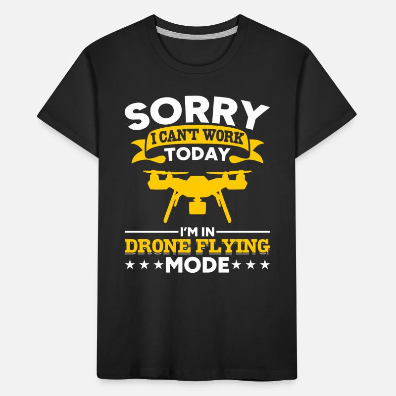 Mode de vol de drone - Pilote de drone amusant de course de drones T-shirt bio Premium Enfant