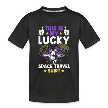 Aerospace Space Travel - Solar System Space Explor - Kinder Premium Bio T-Shirt - Schwarz - Vorne