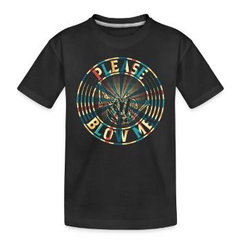Please Blow Me - Bagpipe Musician Funny Bagpiper - Kids' Premium Organic T-Shirt - black - Front