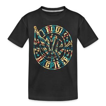 Bagpipe Musician Bagpipe Player - Proud Bagpiper - Kinder Premium Bio T-Shirt - Schwarz - Vorne