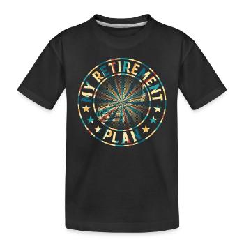 Plan de retraite des joueurs de saxophone Saxophone Player - T-shirt bio Premium Enfant - noir - Devant
