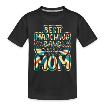 Bagpiper Bagpipe Player Mama - Best Marching Band - Kinder Premium Bio T-Shirt - Schwarz - Vorne