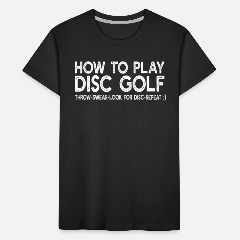 Disc Golfing - Comment jouer au Disc Golf T-shirt bio Premium Enfant