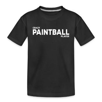 Paintballer Paintball Player - Crazy Paintball Pla - T-shirt bio Premium Enfant - noir - Devant