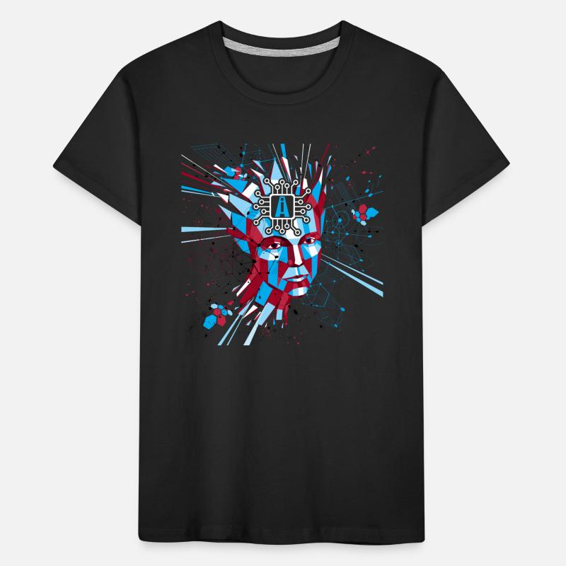 AI Artificial Intelligence Robot AI Robotics Kinder Premium Bio T-Shirt