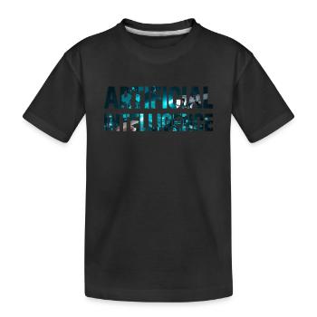 Intelligence artificielle Ai - T-shirt bio Premium Enfant - noir - Devant