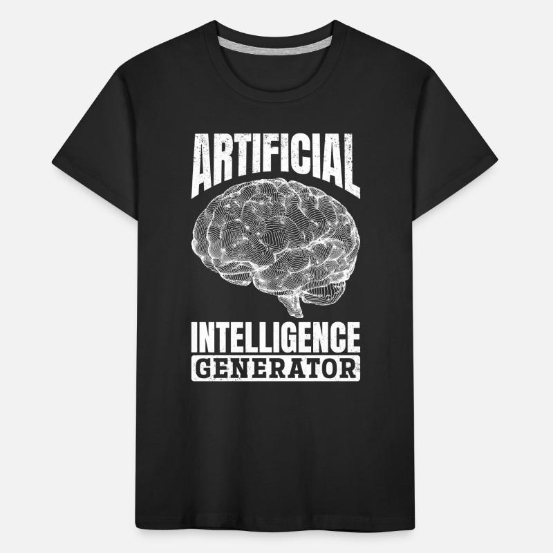 Artificial Intelligence Generator Kids' Premium Organic T-Shirt