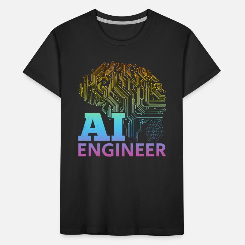 AI Engineer - Ai Artificial Intelligence Machine L Kinder Premium Bio T-Shirt