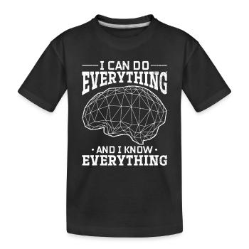 Funny Artificial Intelligence Quotes Artificial In - Kinder Premium Bio T-Shirt - Schwarz - Vorne