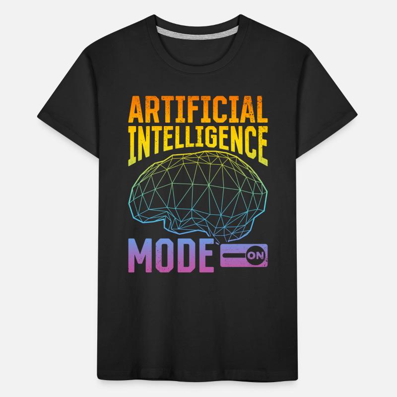 Machine Learning - Artificial Intelligence Mode On Kinder Premium Bio T-Shirt