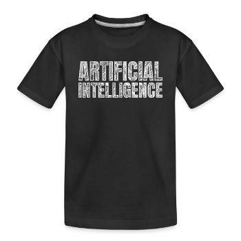 Intelligence artificielle Ai - T-shirt bio Premium Enfant - noir - Devant