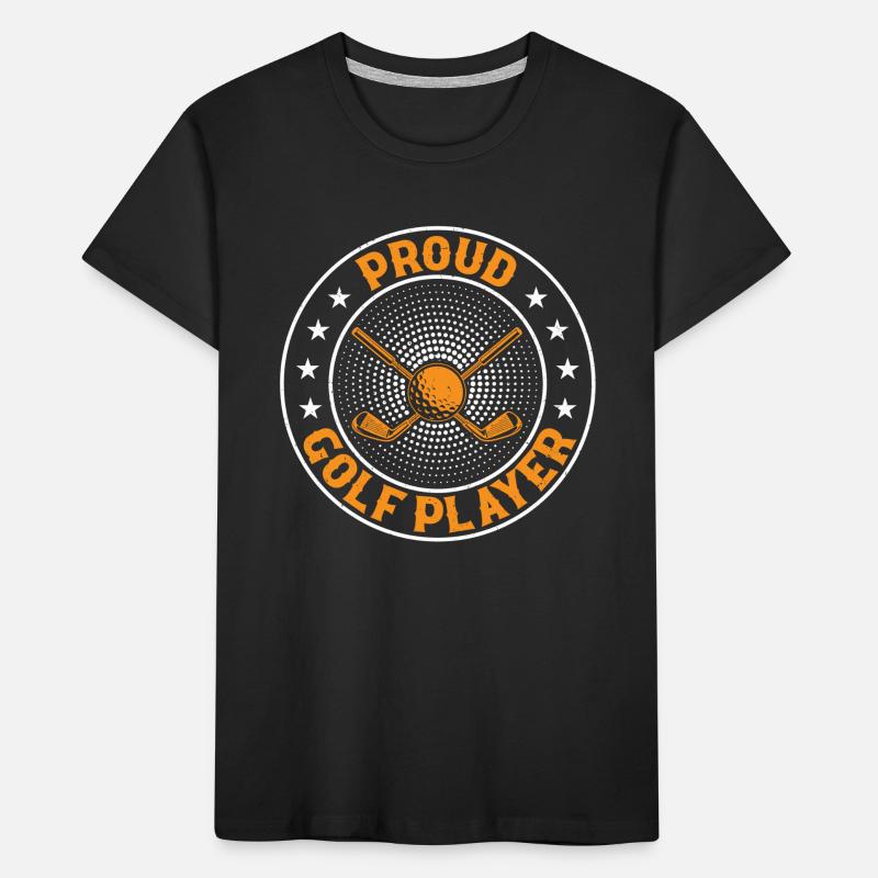 Golf Player Golfing Golfer - Proud Golf Player Kinder Premium Bio T-Shirt