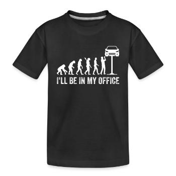 Auto Mechanic - I'll Be In My Office - Funny Mecha - Kinder Premium Bio T-Shirt - Schwarz - Vorne