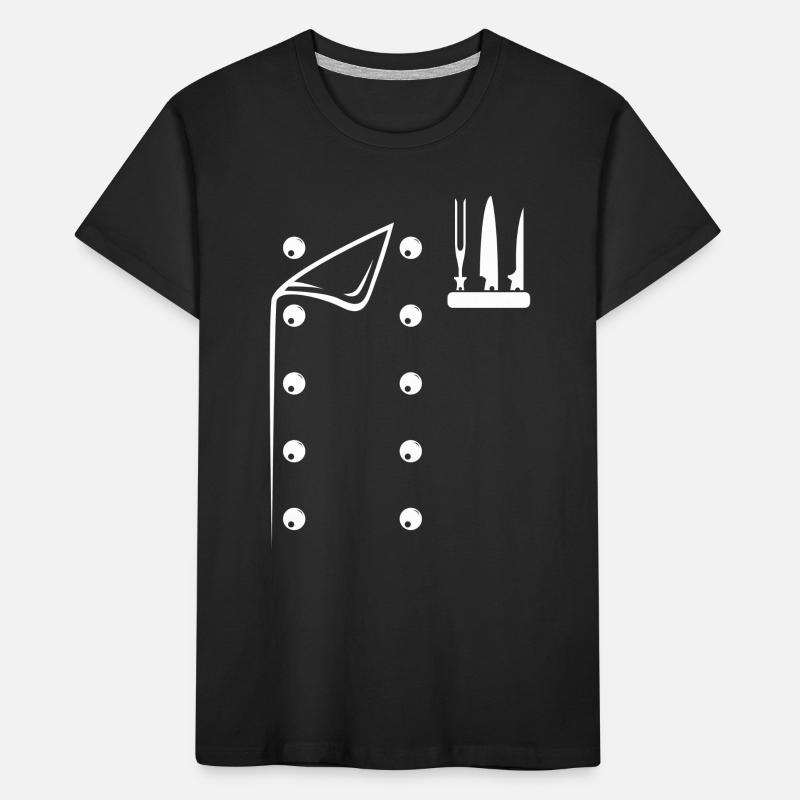 Chef Costume Culinary Chef Chef Instruments Restau Kinder Premium Bio T-Shirt