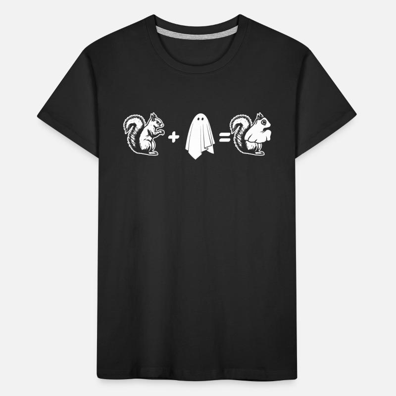 Funny Halloween Ghost Squirrel Halloween Squirrel Kinder Premium Bio T-Shirt
