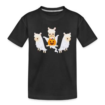 Halloween Sheep Funny Sheep Halloween - Kids' Premium Organic T-Shirt - black - Front