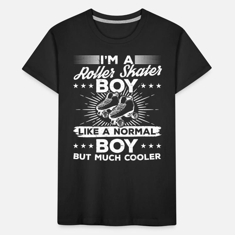 Roller Skating Boy - I'm A Roller Skater Boy Kids' Premium Organic T-Shirt