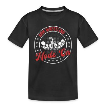 Mode Bras de Fer activé - Bras de fer Bras de fer - T-shirt bio Premium Enfant - noir - Devant