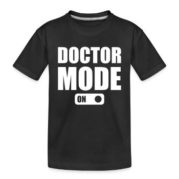 Mode Médecin Activé - Humour Médical Médecin d’urgence - T-shirt bio Premium Enfant - noir - Devant