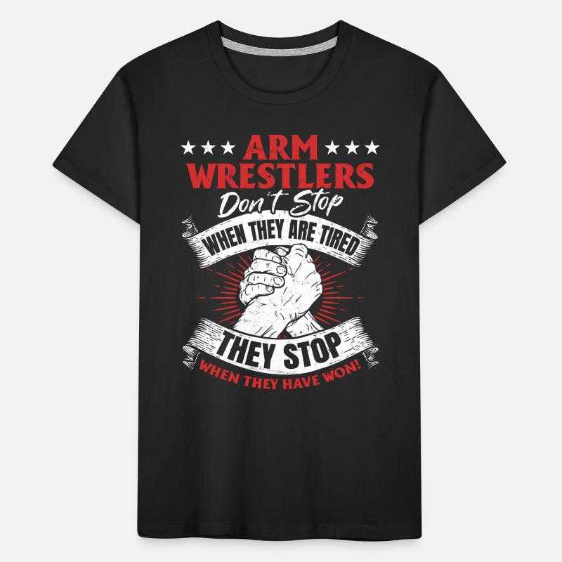Bras De Fer De Bras De Fer Dire Bras De Fer T-shirt bio Premium Enfant