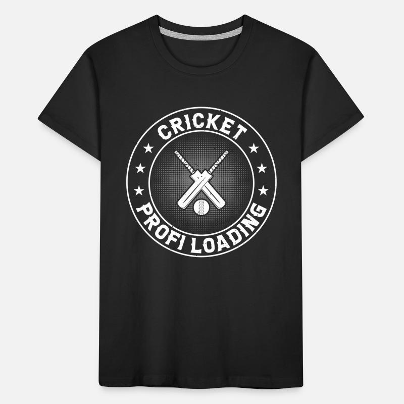 Cricket Profi Loading - Cricket Player Cricketer C Kinder Premium Bio T-Shirt