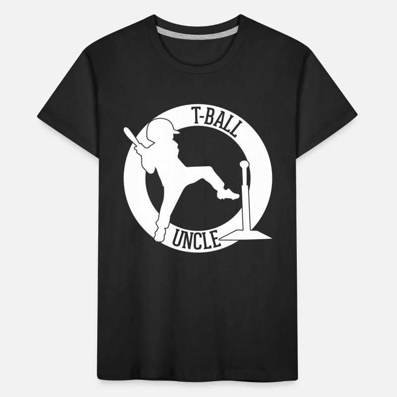 T-Ball Uncle Teeball Player Uncle Kinder Premium Bio T-Shirt