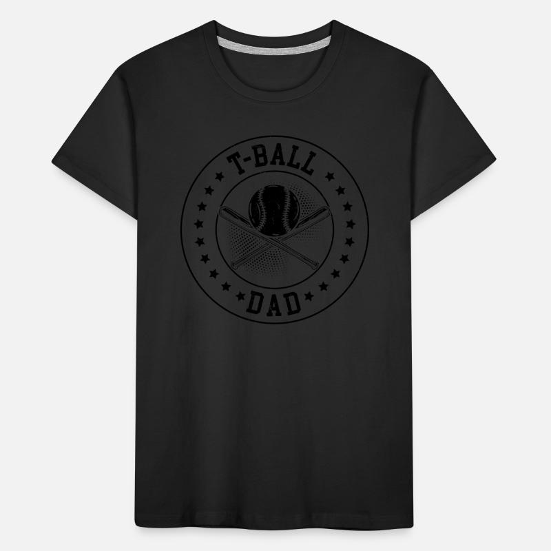 T-Ball Dad Teeball Daddy Teeball Player Kinder Premium Bio T-Shirt