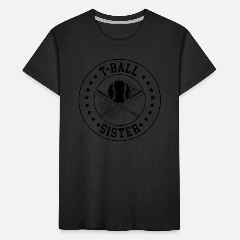 T-Ball Sister Teeball Sister Teeball Player Kids' Premium Organic T-Shirt
