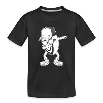 Dab Dance Rugby Player Funny Rugby Ball Rugby - Kids' Premium Organic T-Shirt - black - Front