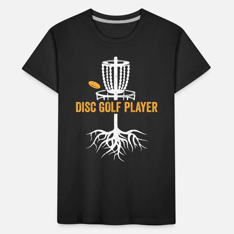Disc Golfing Disc Golf Basket Disc Golf Player Kinder Premium Bio T-Shirt