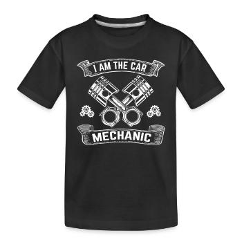 Mécanicien automobile Mécanicien automobile - Je suis la voiture M - T-shirt bio Premium Enfant - noir - Devant