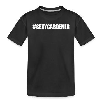 Hobby Jardinier Paysagiste Paysagiste - #SexyGarde - T-shirt bio Premium Enfant - noir - Devant