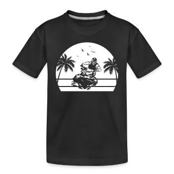 Jetski jet ski Jetski Lover Jetskiing Jetski Racin - T-shirt bio Premium Enfant - noir - Devant