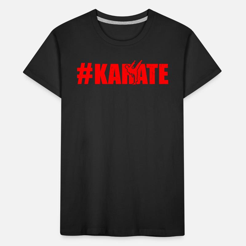 #Karate - Karaté Combattant de Karaté T-shirt bio Premium Enfant