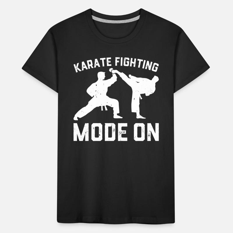 Mode de combat de karaté activé - Combat de karaté T-shirt bio Premium Enfant