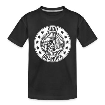 Judo Grand-père Judo Combattant Judo Arts Martiaux Judoka - T-shirt bio Premium Enfant - noir - Devant